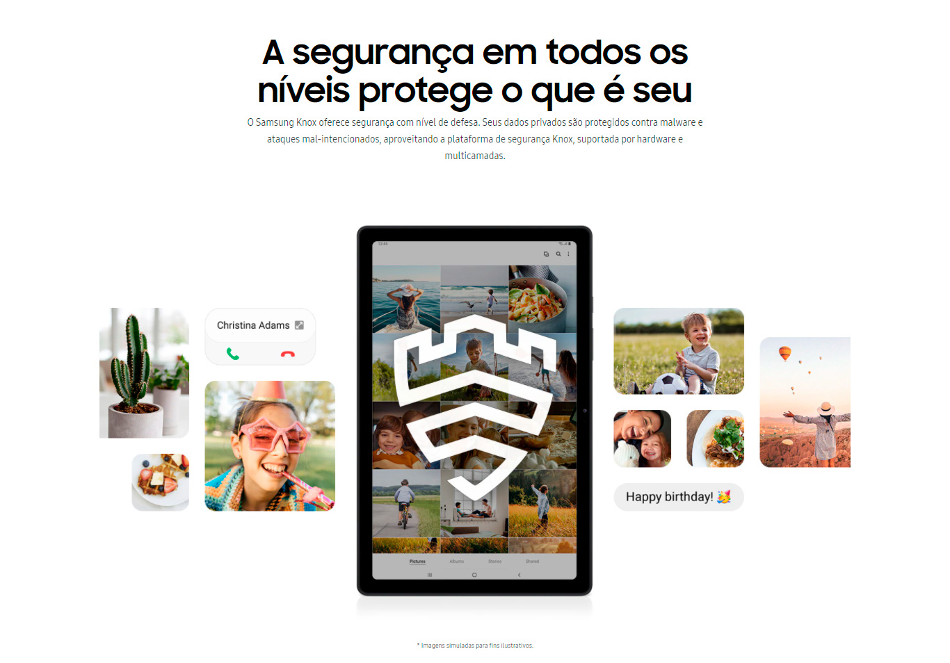  Tablet Samsung Galaxy A7 4G T505 64GB 3GB RAM Tela Grande 10.4 Câmera Traseira 8MP Frontal de 5MP Android 10 Grafite